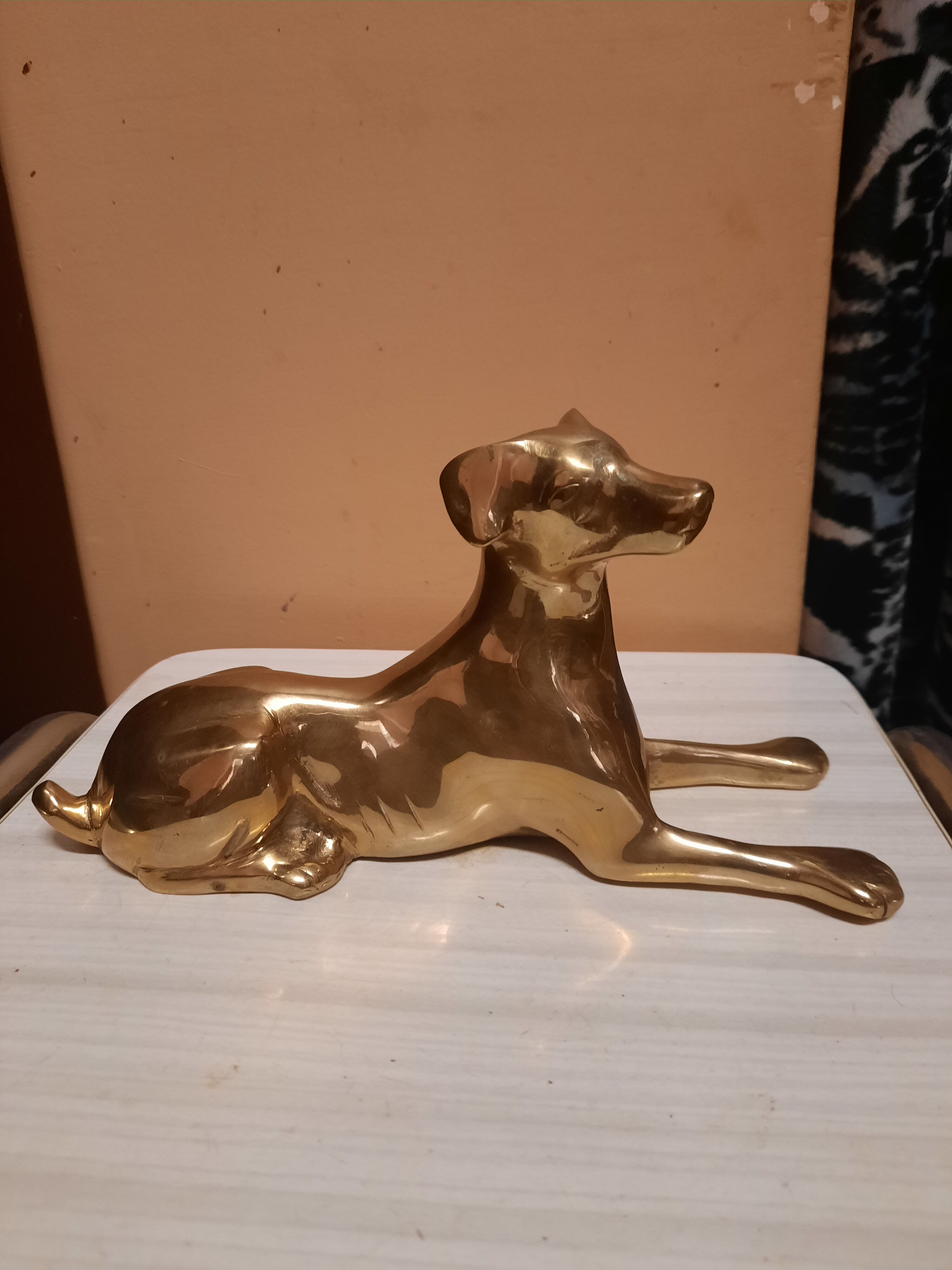 Brass dog