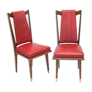 Paire de chaises art