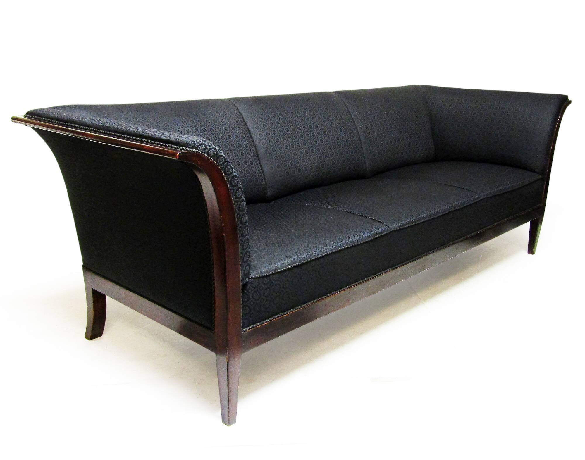 1930s Danish Art Deco 3-Seater Sofa by Frits Henningsen