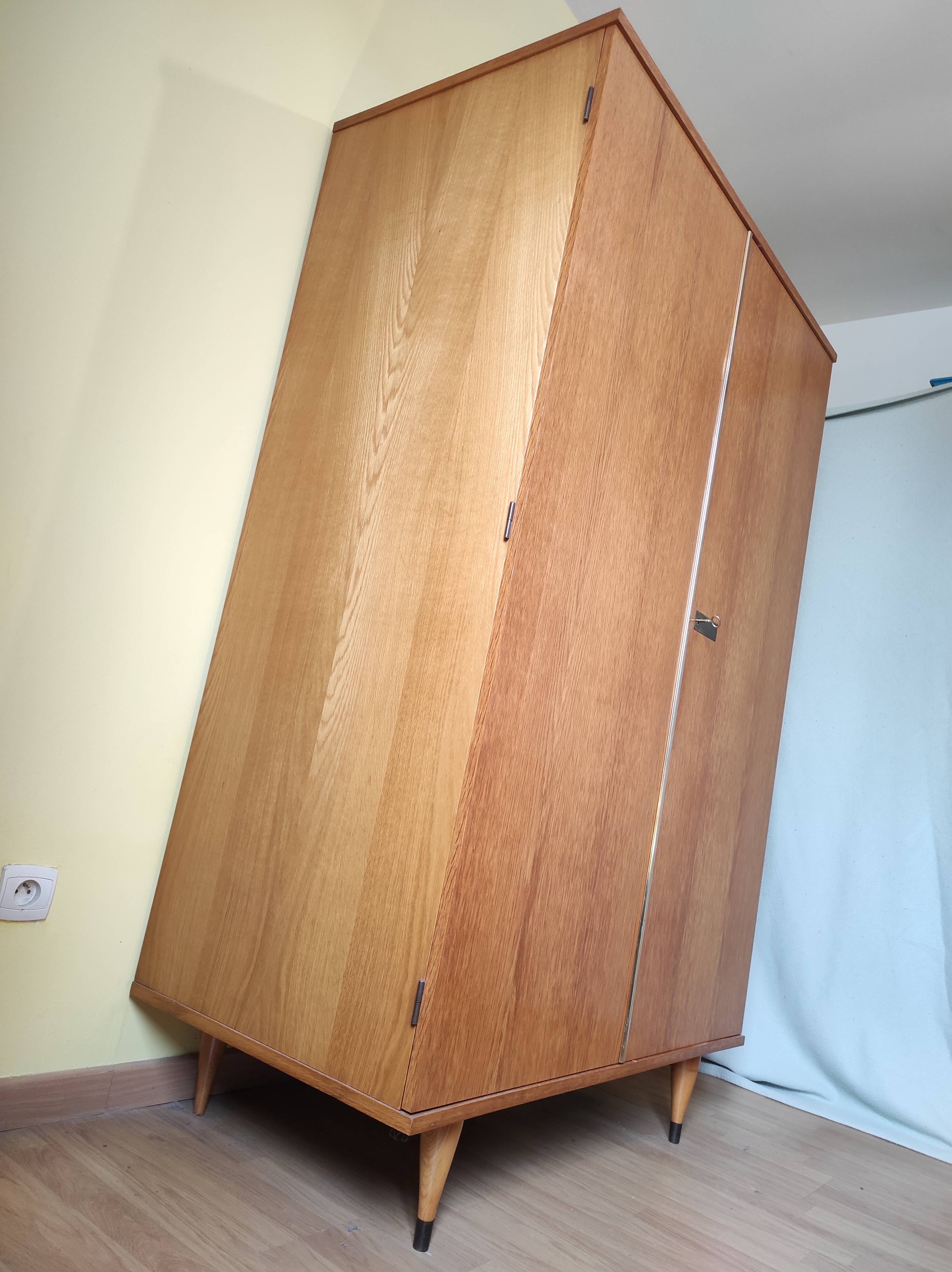 Scandinavian two-door wardrobe