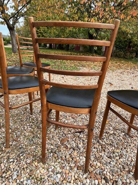 Set of 6 vintage chairs, Scandinavian style