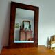 Miroir ancien en noyer 50x74cm