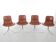 Set of 4 Scandinavian chairs model PK9 original edition K. Christiansen