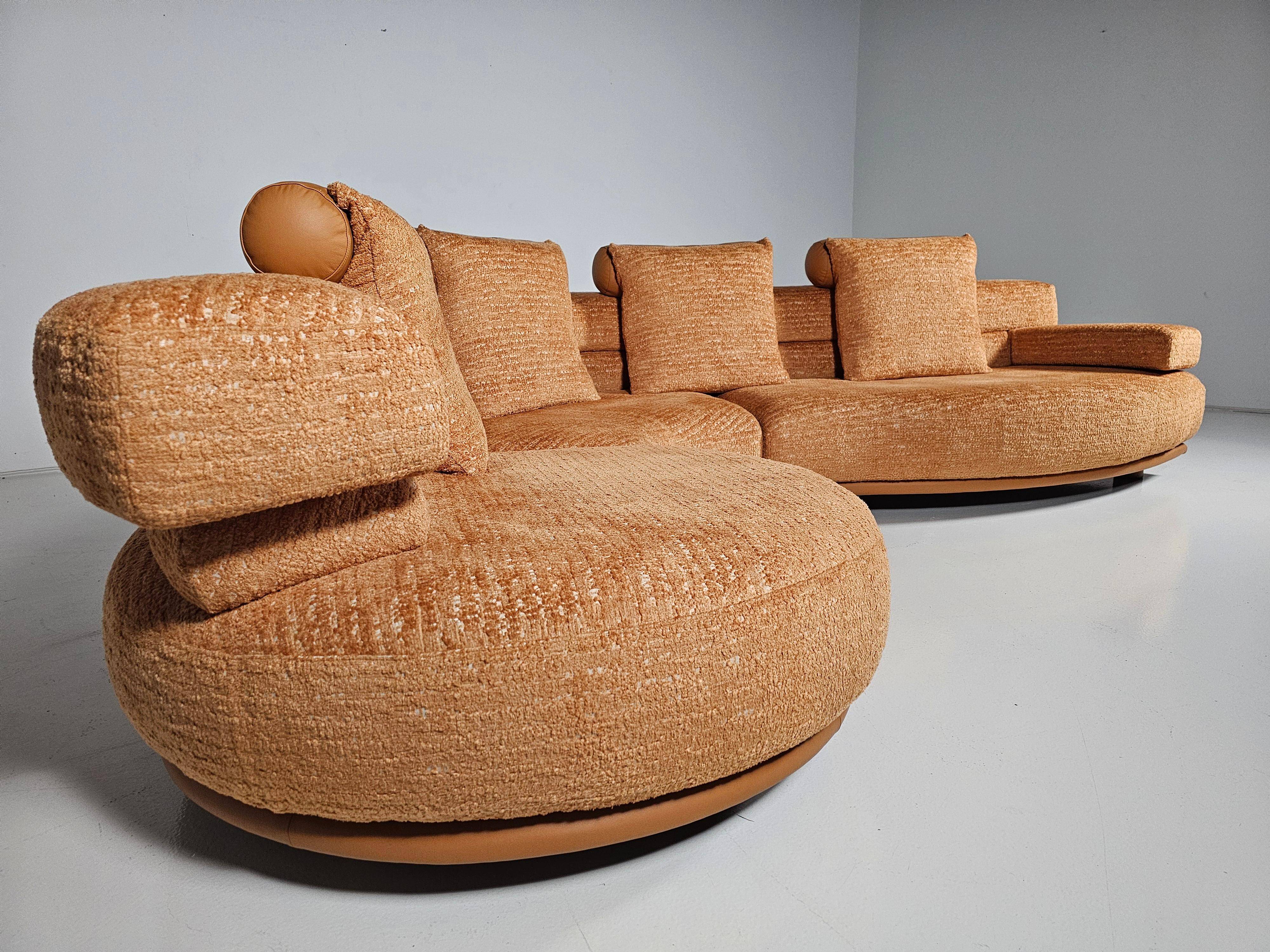 Sculptural canapé by Wiener Werkstätte, Austria, 1980s