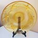 Cup, art deco centerpiece, 1930, pressed glass, molded, signed A.Miguel, albatross