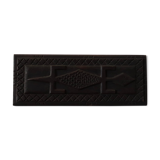 Carved African wall plate, door top