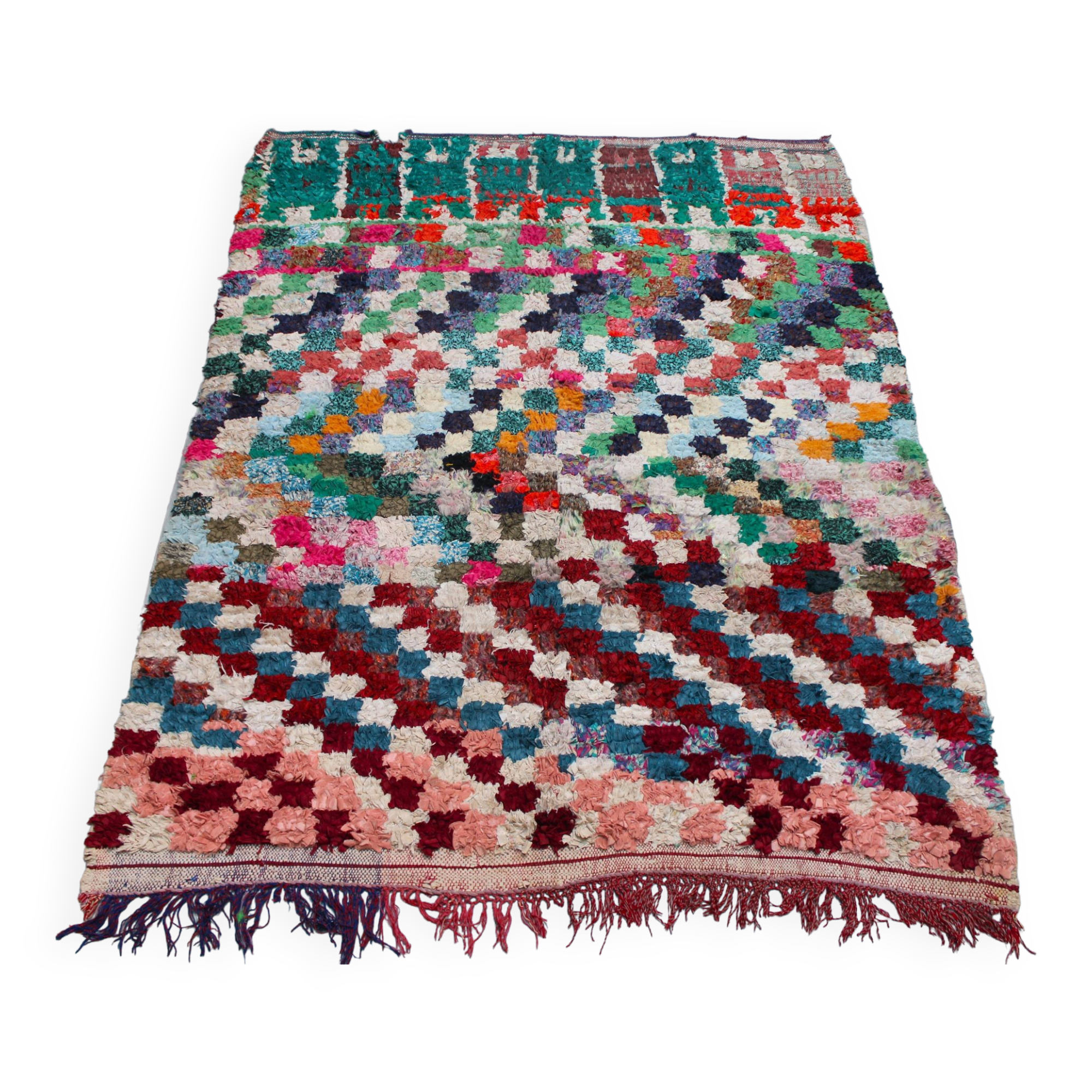 Moroccan rug, Boucherouite, Berber boucherouite carpet,boucherouite Moroccan berber carpet.