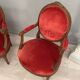 Paire de fauteuils de style Louis XVI époque fin XIXeme