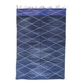 Tapis Kilim Bleu - 297 x 195 cm