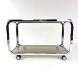 Seventies tubular serving trolley