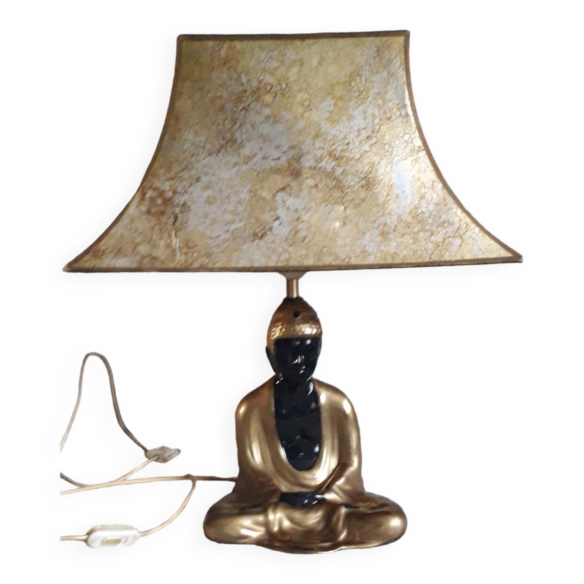 Vintage lamp in Italian ceramic