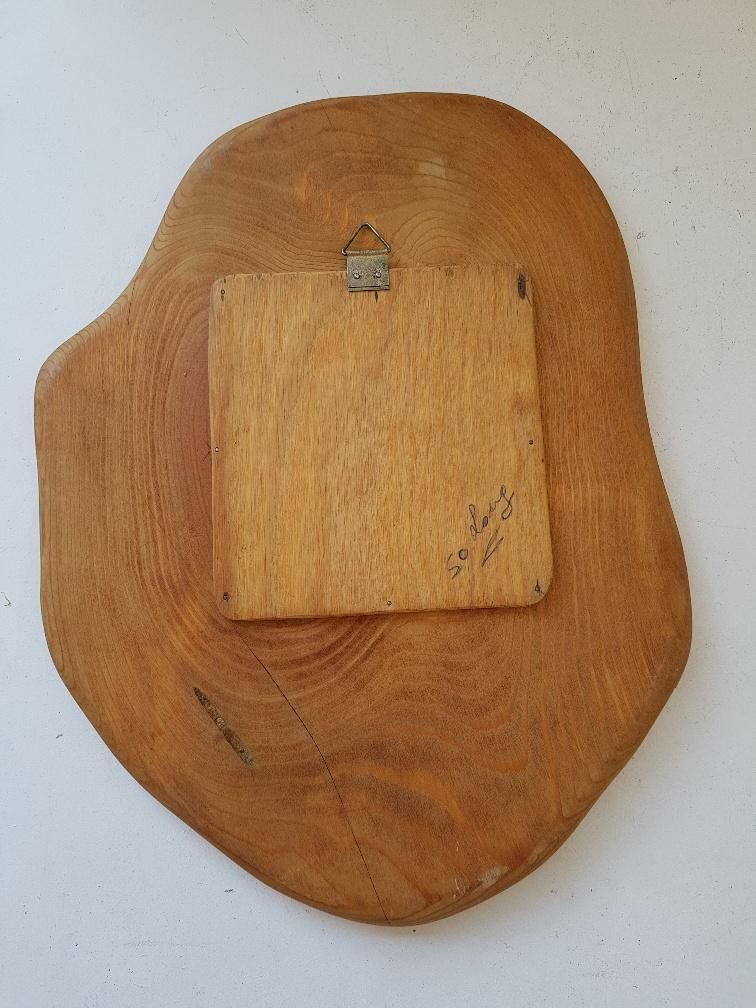 Mirror wood form free 50 years 28x38cm