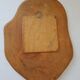 Miroir bois forme libre années 50 28x38cm