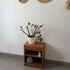 Vintage teak bedside table