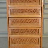 Chest in oak in the 1960s