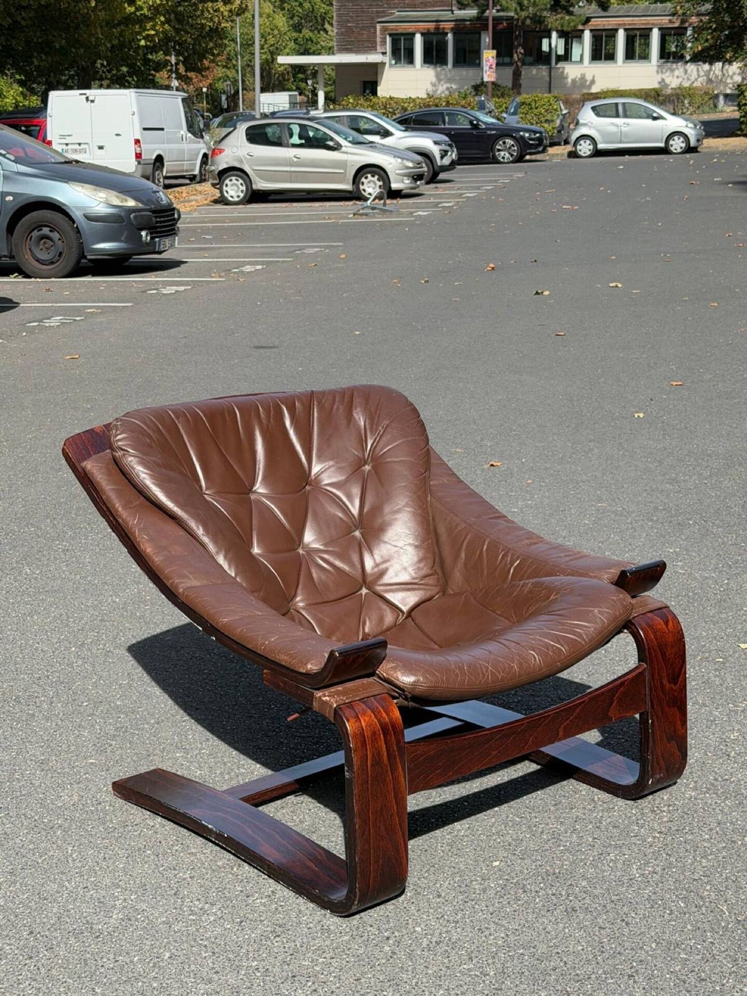 Scandinavian lounge chair Nelo Kroken mid-century