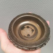 Rare Glit lava bowl. Iceland 1970s