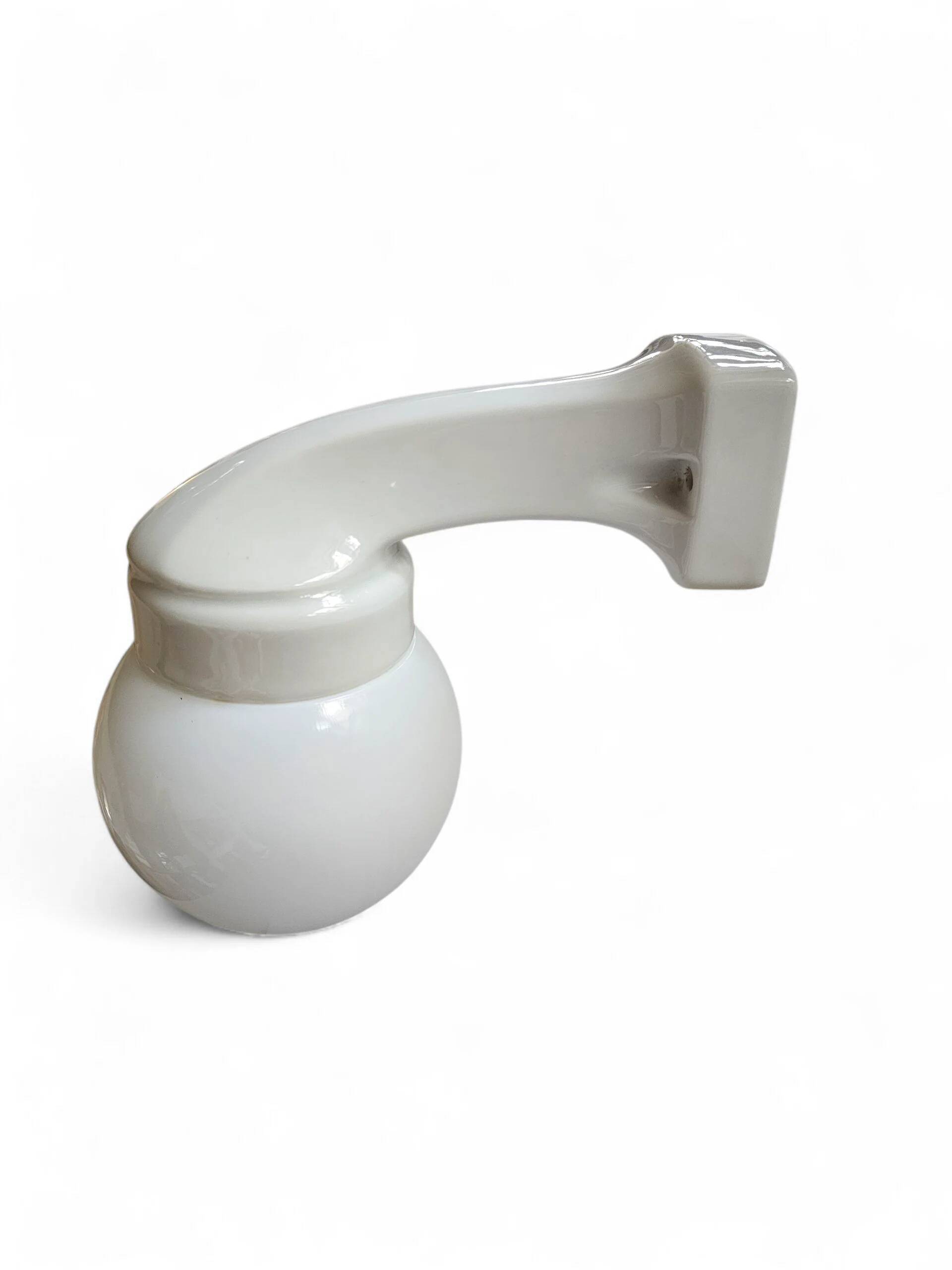 2 x Porcelain Wagenfeld wall lamp no. 4300 for Lindner / 1950s