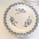 4 assiettes plates mélangées Terre de Fer, Luneville, Creil et Montereau, BFK