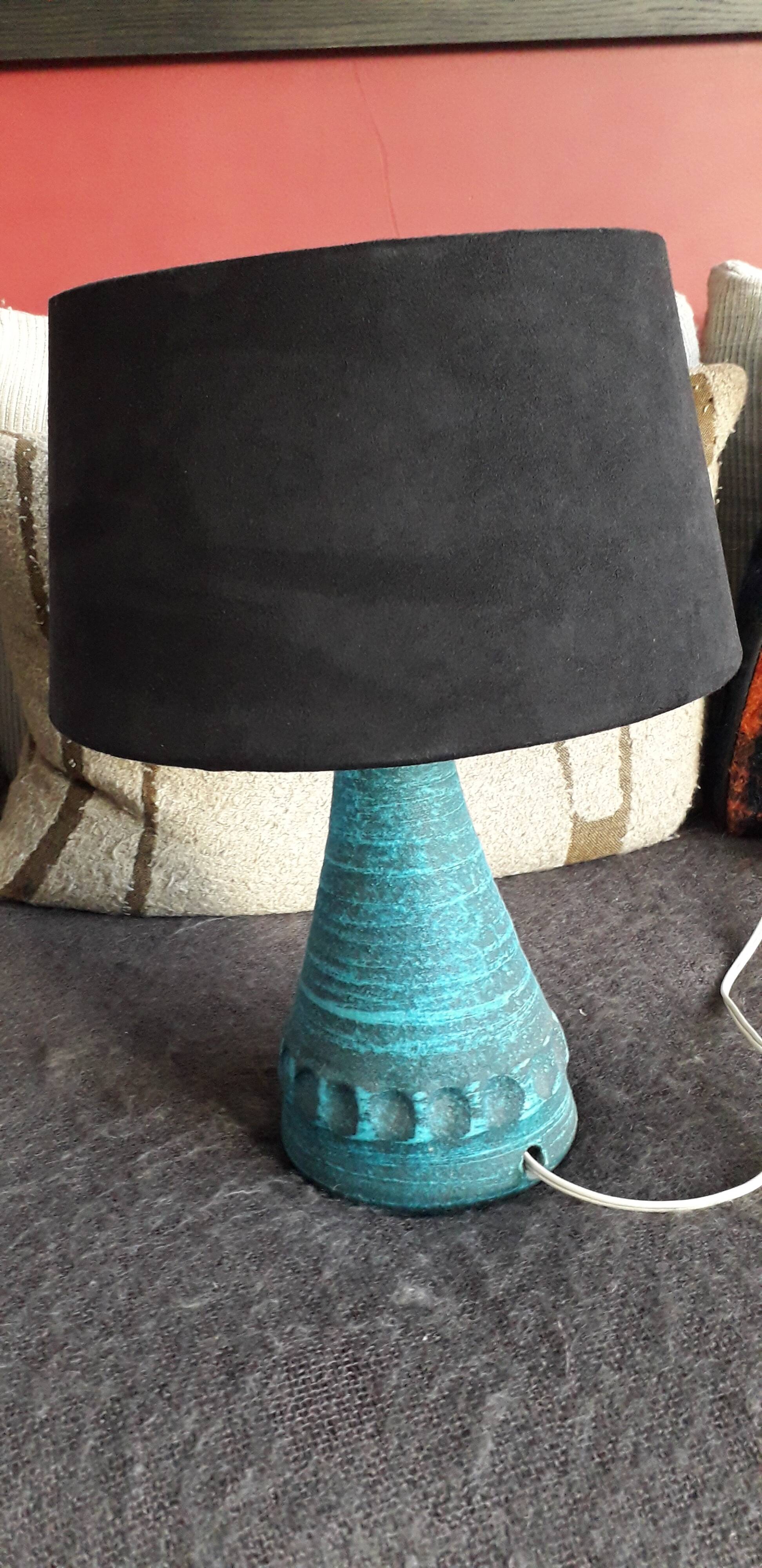 Large Accolay ceramic lamp from the Gaulish series