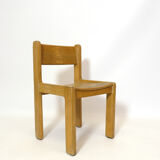 Children's chair all wood, 1960-1970.