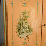 Dressing table in Italian baroque style made of painted wood…