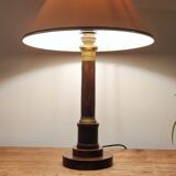 Wooden table lamp