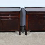 Pair of Small Lacquered Wood Sideboards – 1940