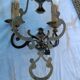 Paire d'applique bronze vintage