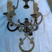 Paire d'applique bronze vintage