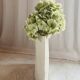 XL square ceramic vase with texture