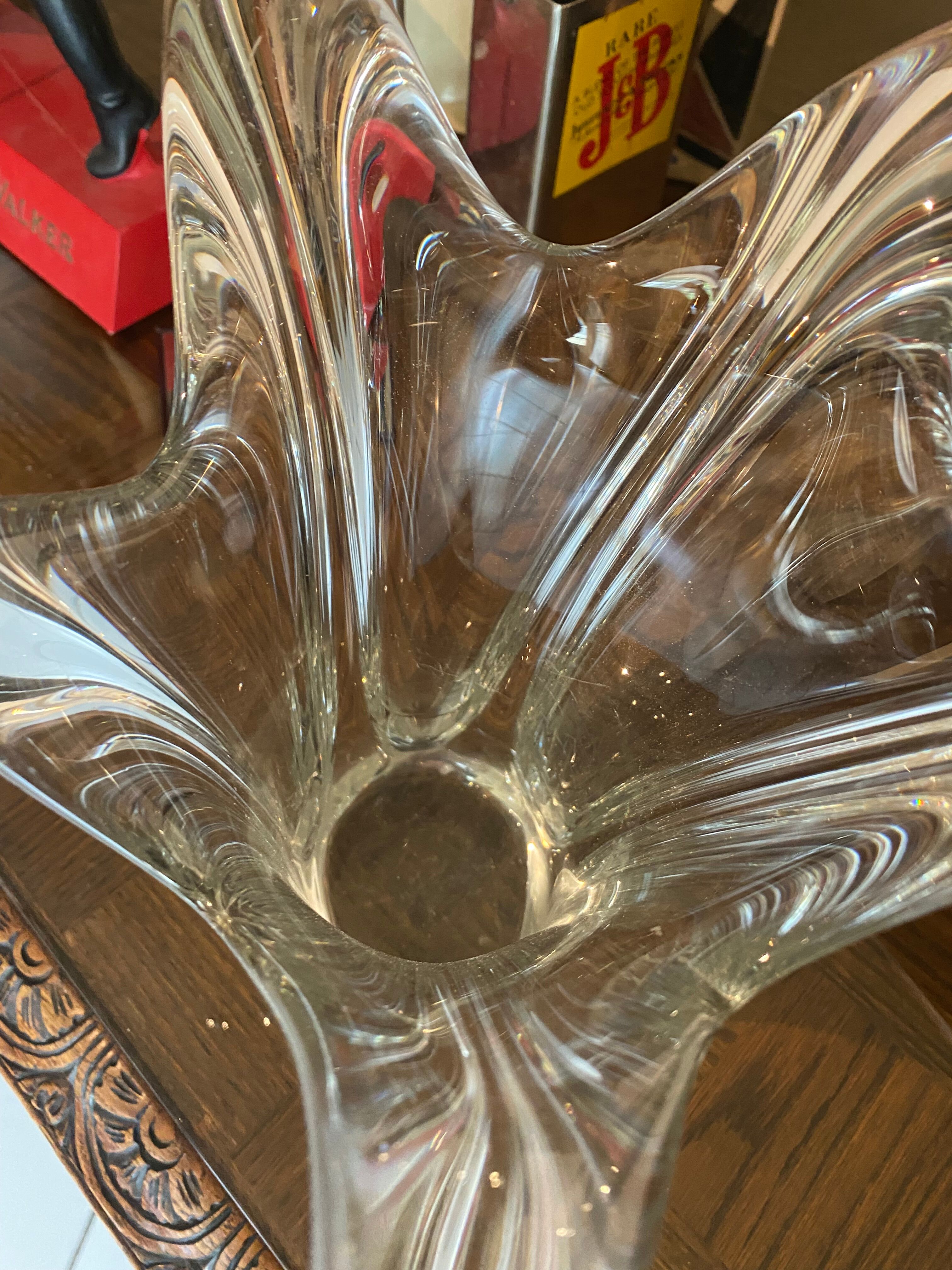Daum crystal vase
