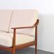 Mid-Century Teak Sofa from Knoll Antimott, 1960s.