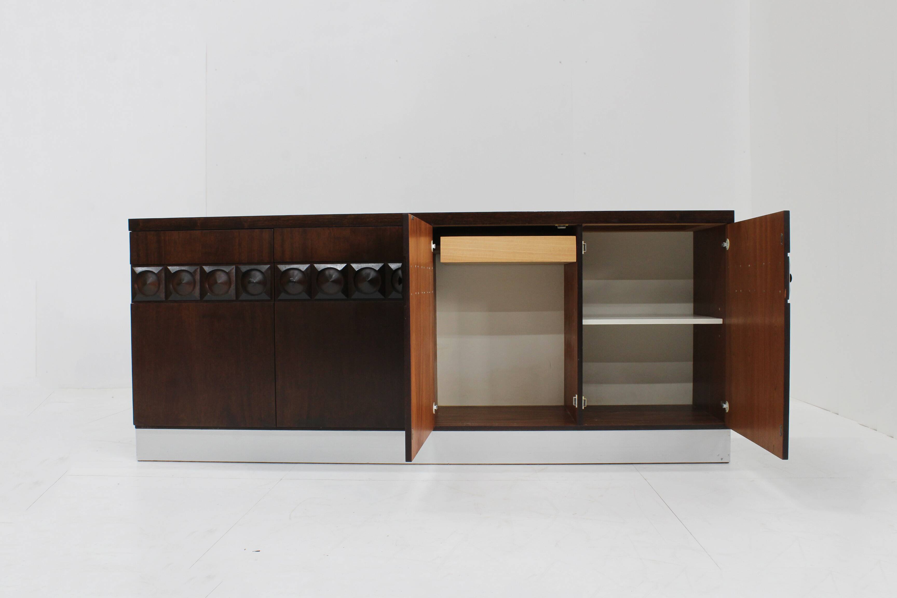 Crédence de Buffet Brutaliste Vintage