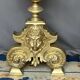 Renaissance style fireplace decorations. Solid bronze.