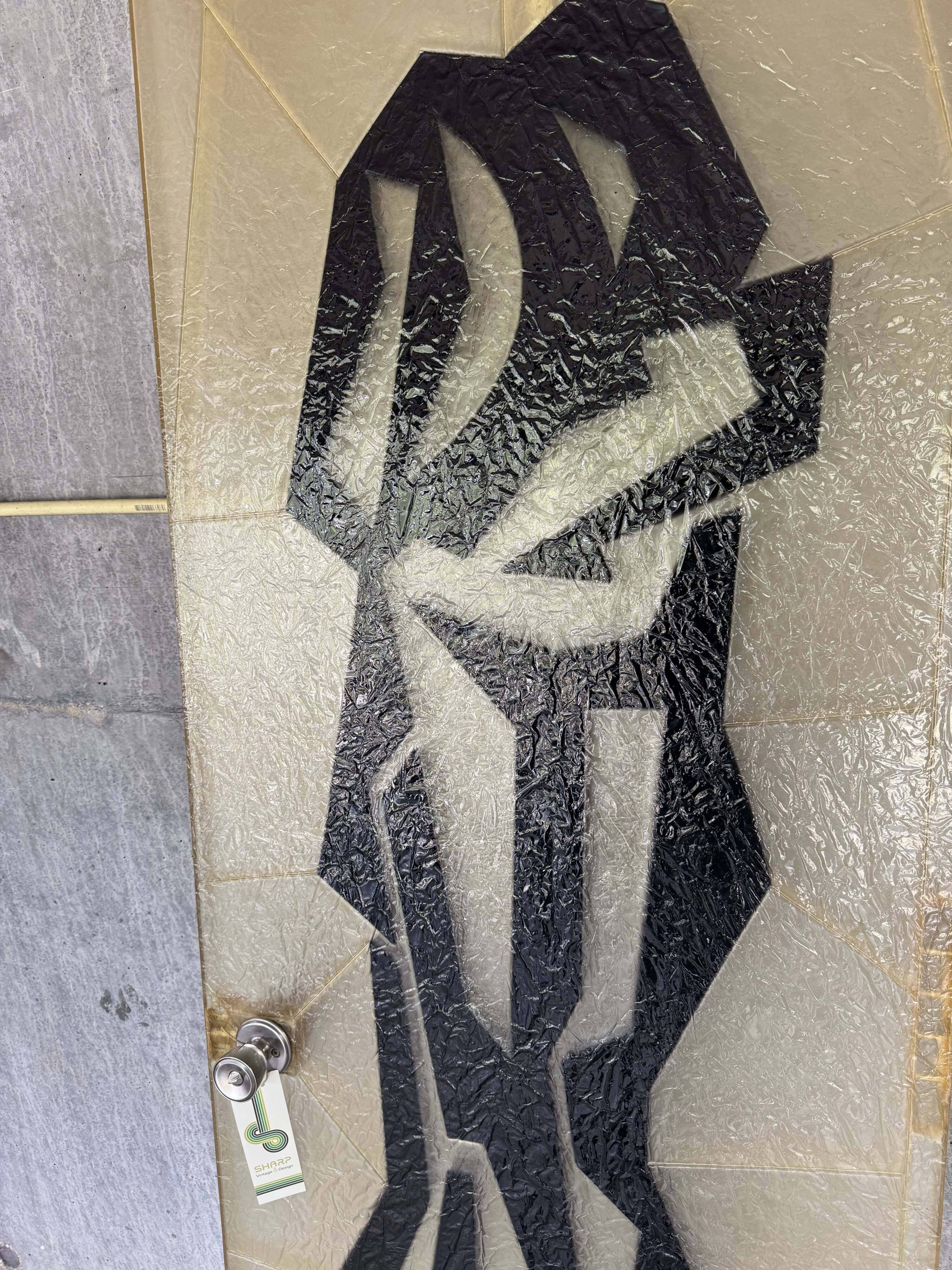Brutalist Fiberglass Door