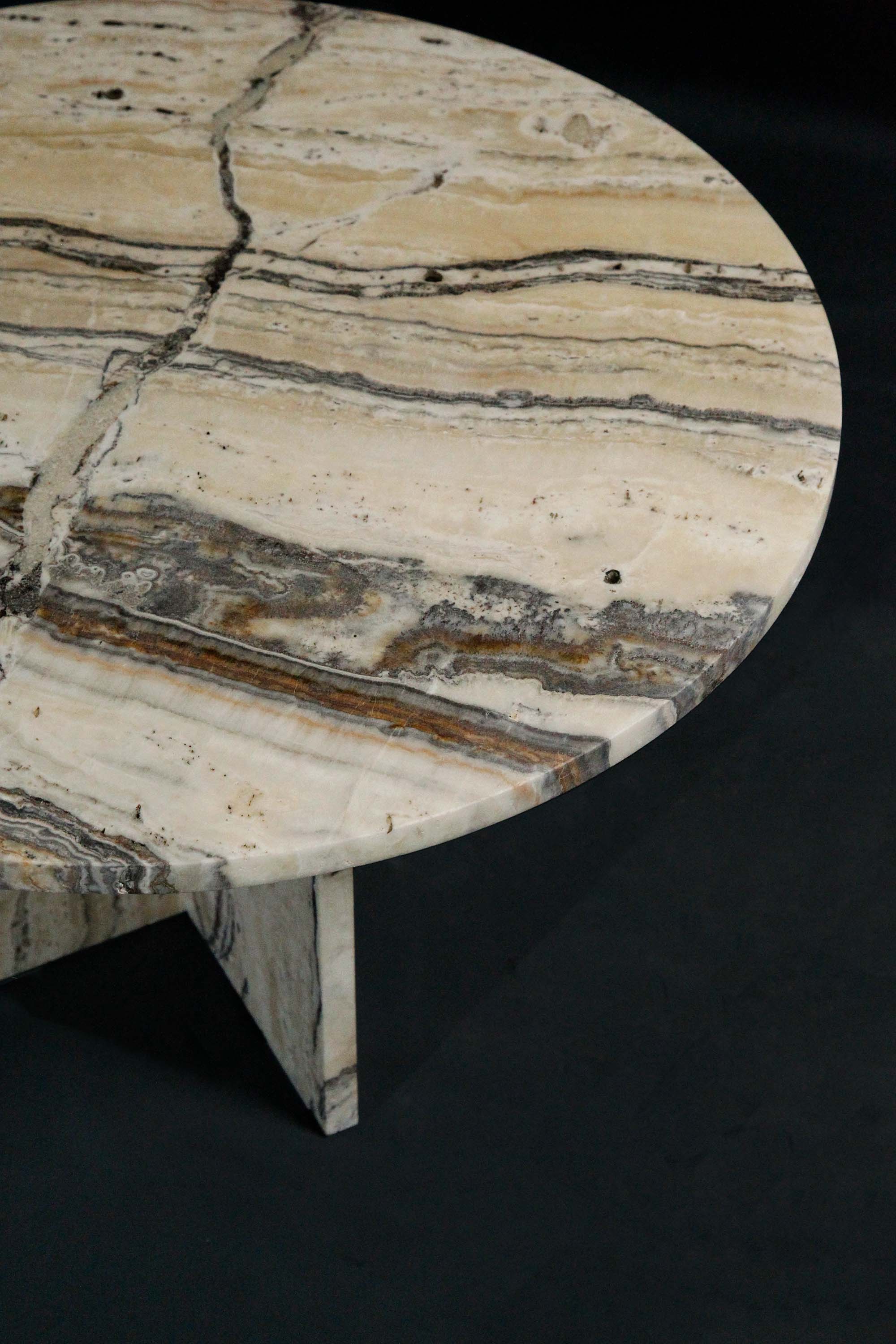 Marble coffee table