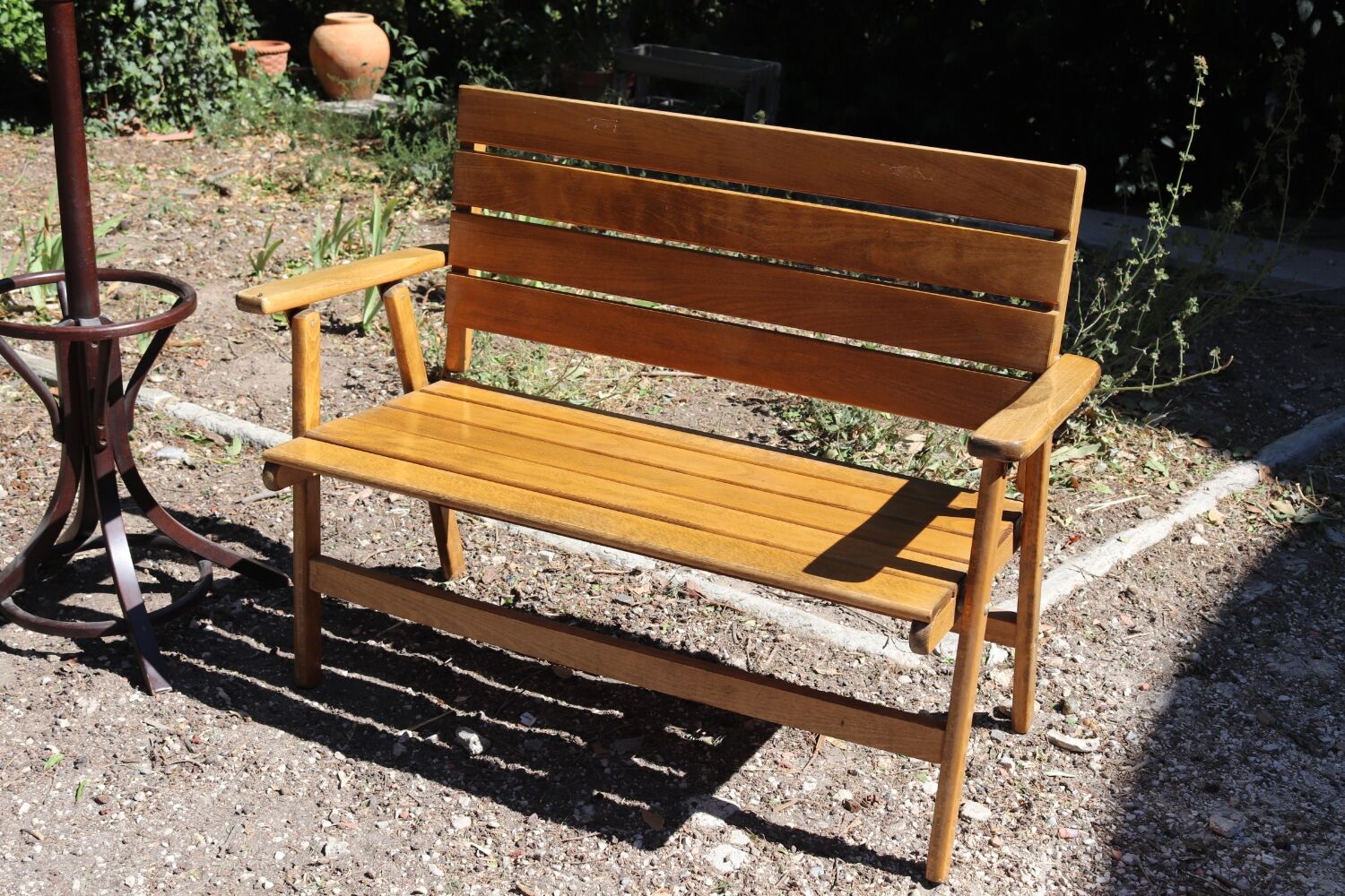 Folding bench sodibois 70s