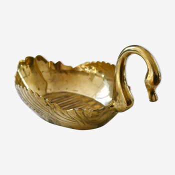 Swan brass trinket bowl from the 60/70