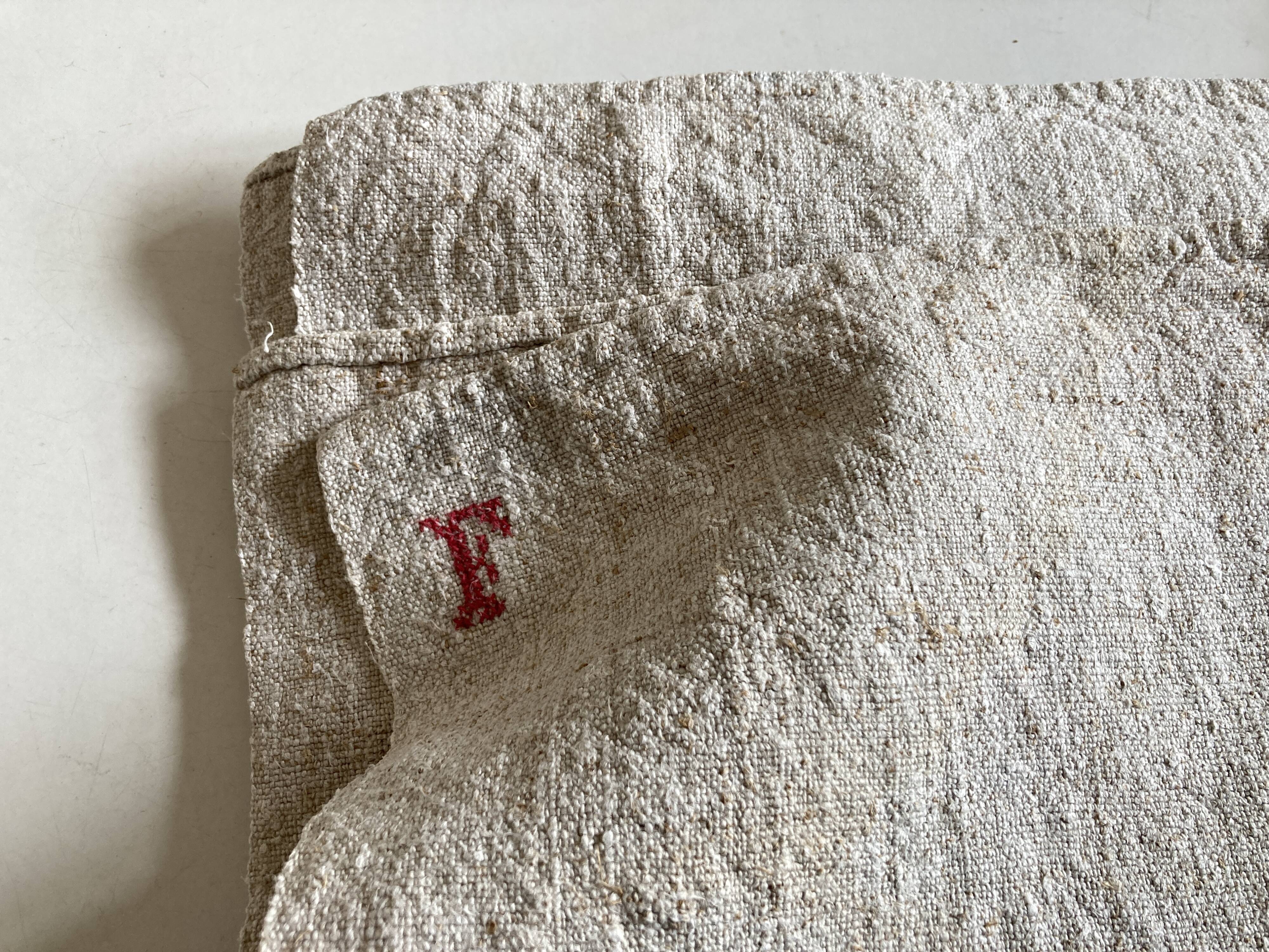 Farm torchon in raw hemp 19th reserve linen