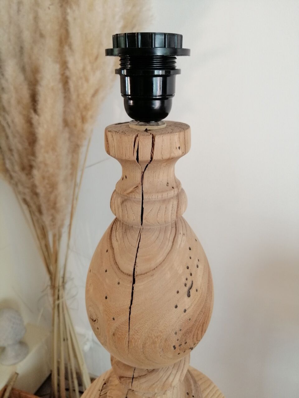 Vintage wooden floor lamp revisited