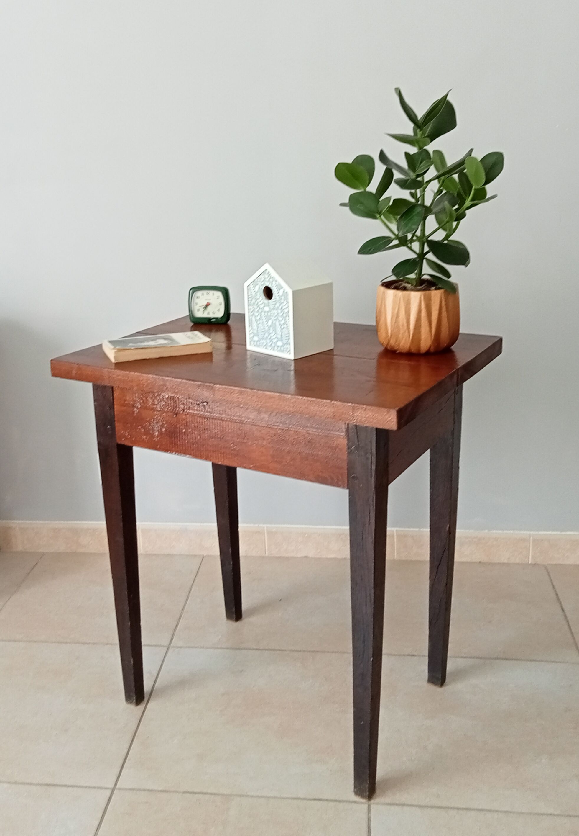 Solid oak table early XXth