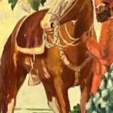 Lot of 2 vintage paintings life in Argentina