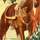 Lot de 2 tableaux vintage vie en Argentine