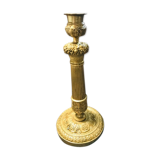 Former 19th century bronze candlestick