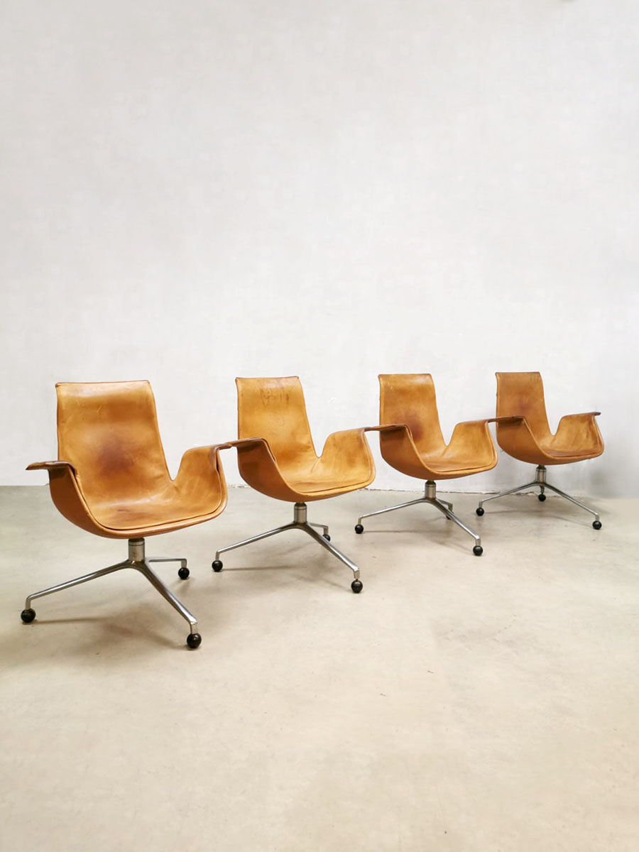 Chaise de bureau tulipe vintage pour Kill international