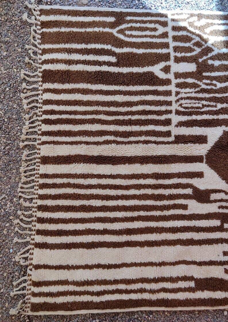 Authentic traditional handmade pure wool rug 150/250 cm