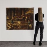 Great 17th century Italian painting, Herod's Banquet