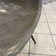 DSW chair elephant grey fibre, walnut dowel, Eames, Herman Miller, vintage.