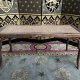 Piano bench in cannage